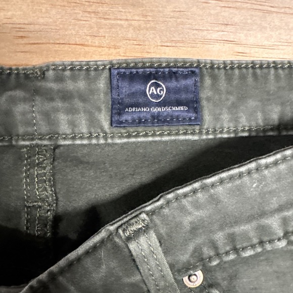 adriano goldschmied jeans Wmn 29 The Abbey Ankle Skinny Green Brushed - Picture 6 of 10